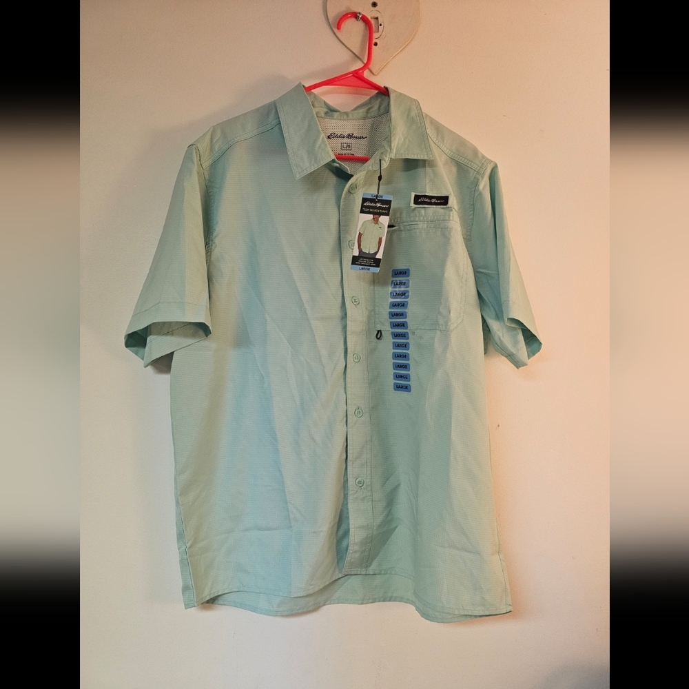 Men's large Eddie bauer button down polo